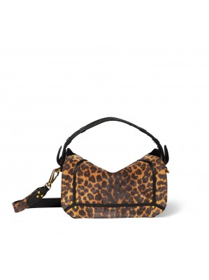 SAC PEPITO S LEOPARD CHAMOIS