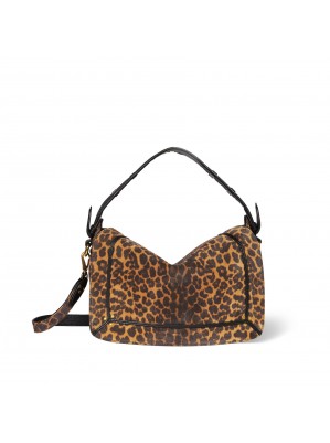 SAC PEPITO M LEOPARD CHAMOIS - JEROME DREYFUSS