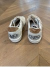 BASKETS BALL STAR LEATHER UPPER AND TOE GLITTER STAR - GOLDEN GOOSE