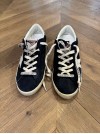 SUPERSTAR SUEDE UPPER LEATHER STAR AND GLITTER HEEL - GOLDEN GOOSE