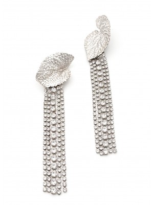 BOUCLES D'OREILLES LONGUES FLEUR - PERRINE TAVERNITI