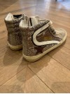 SLIDE LAMINATED AND GLITTER SUEDE - GOLDEN GOOSE