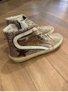 SLIDE LAMINATED AND GLITTER SUEDE - GOLDEN GOOSE