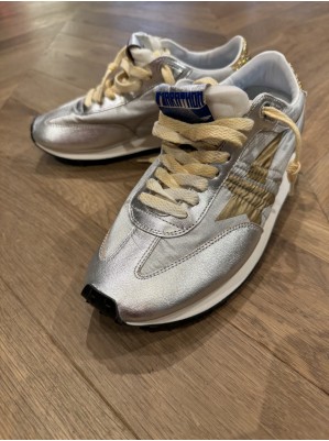 BASKETS RUNNING MARATHON NYLON DORÉES - GOLDEN GOOSE