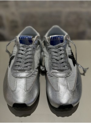 BASKETS RUNNING MARATHON NYLON SILVER - GOLDEN GOOSE