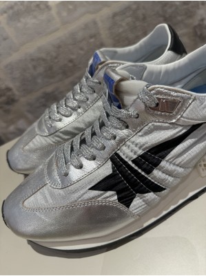 BASKETS RUNNING MARATHON NYLON SILVER - GOLDEN GOOSE