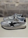 BASKETS RUNNING MARATHON NYLON SILVER - GOLDEN GOOSE