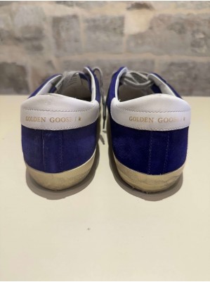 BASKETS SUPER STAR SUEDE STAR AND HEEL - GOLDEN GOOSE