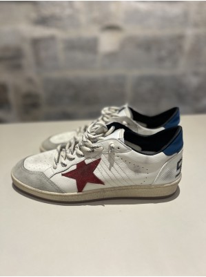 BALL STAR NAPPA UPPER - GOLDEN GOOSE