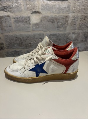 BALLSTAR NAPPA AND SPONGE - GOLDEN GOOSE