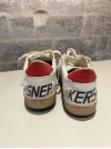 BALLSTAR NET UPPER SUEDE TOE LEATHER STAR - GOLDEN GOOSE