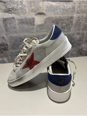 STARDAN NYLON AND LEATHER UPPER - GOLDEN GOOSE