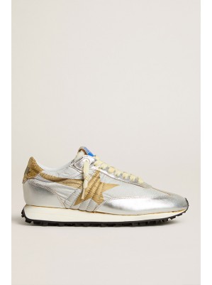 BASKETS RUNNING MARATHON NYLON DORÉES - GOLDEN GOOSE