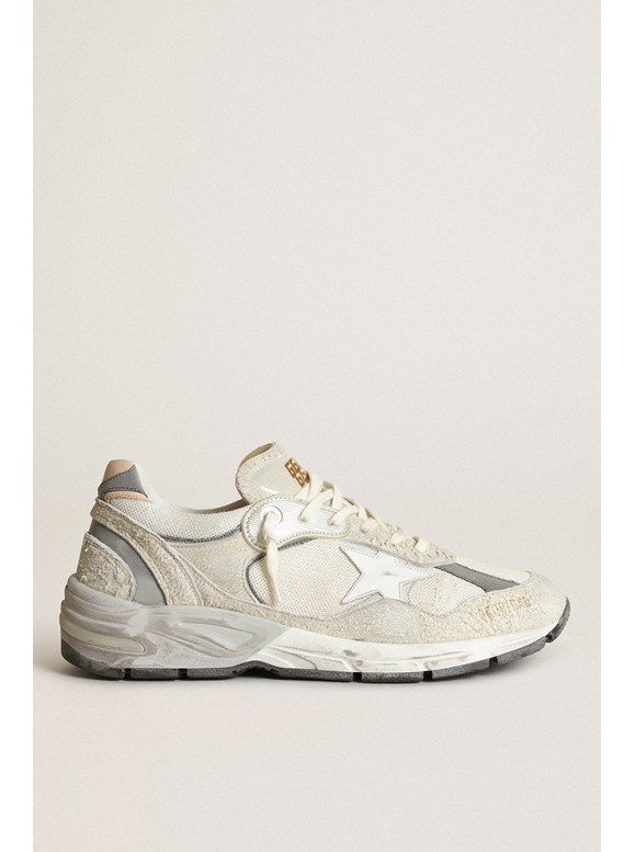 RUNNING DAD NET AND SUEDE UPPER LEATHER STAR - GOLDEN GOOSE