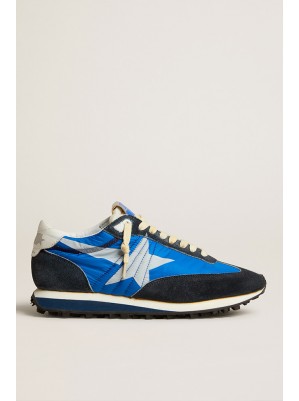 RUNNING MARATHON NYLON UPPER SUEDE PRINTED STAR - GOLDEN GOOSE