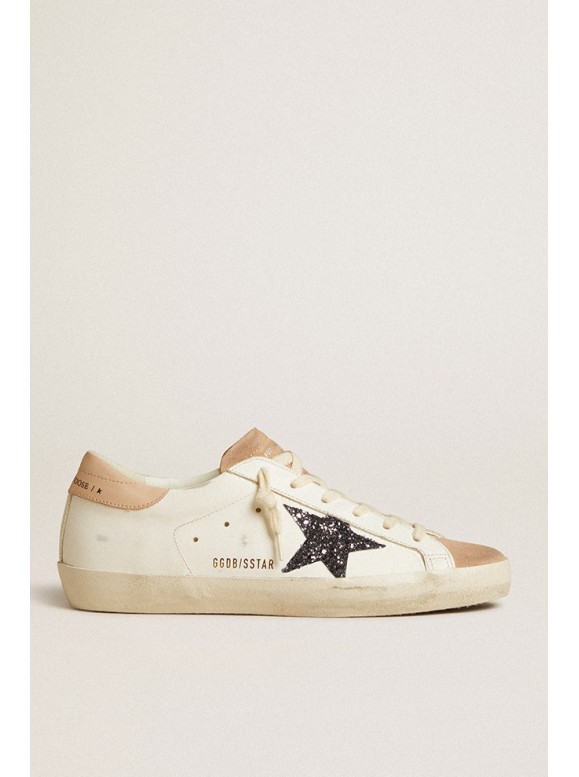 BASKETS SUPER-STAR GLITTER STAR - GOLDEN GOOSE