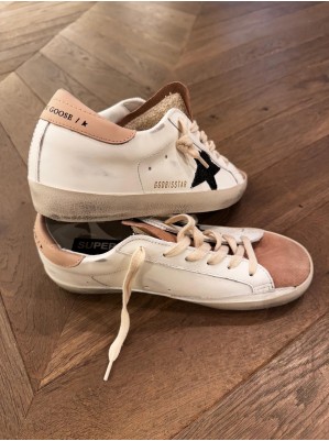 BASKETS SUPER-STAR GLITTER STAR - GOLDEN GOOSE