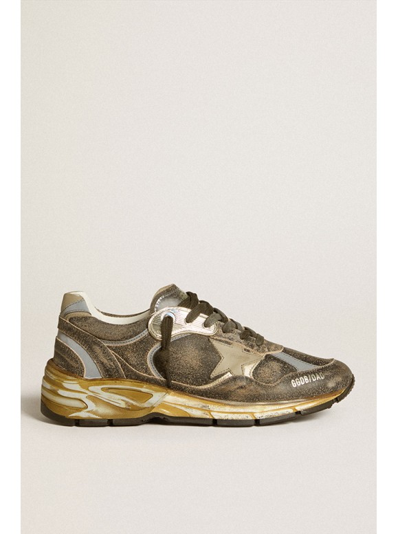 RUNNING DAD STAR AND HEEL SUEDE - GOLDEN GOOSE