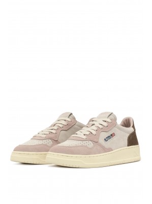 BASKETS MEDALIST LOW WOM SUEDE POWDER - AUTRY