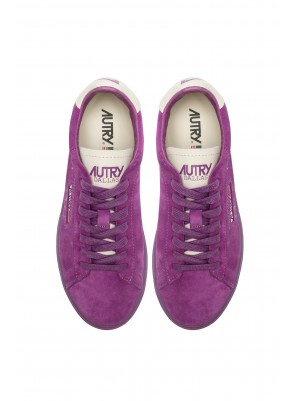 BASKETS DALLAS LOW WOM SUEDE VIOLET - AUTRY