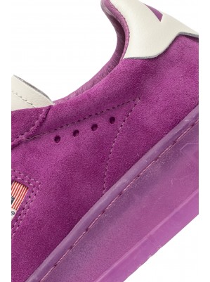 BASKETS DALLAS LOW WOM SUEDE VIOLET - AUTRY