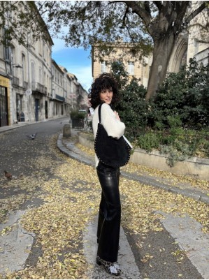 PANTALON CUIR KINTARO - IRO PARIS