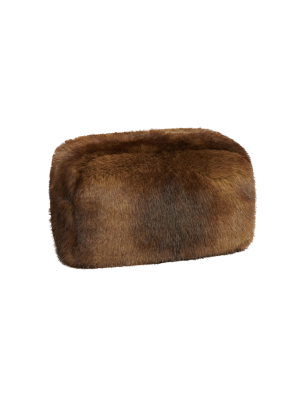 POCHETTE HUMBO MINK EN FAUSSE FOURRURE - APPARIS