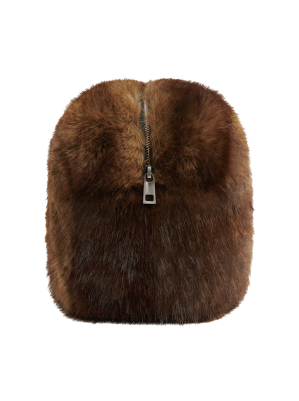 POCHETTE HUMBO MINK EN FAUSSE FOURRURE - APPARIS