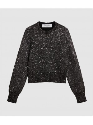 PULL CROP SEQUINS - GOLDEN GOOSE