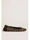 BALLERINES AMY ZIP BLACK - GOLDEN GOOSE