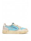 BASKETS SUP VINTAGE LOW WOM BLEU & BLANC