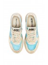 BASKETS SUP VINTAGE LOW WOM BLEU & BLANC