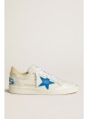 BASKETS BALLSTAR WITH SUEDE STAR - GOLDEN GOOSE