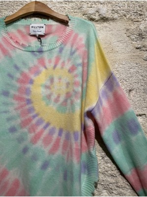 PULL MELA SUNNY TIE AND DYE MULTICOLORE - KUJTEN