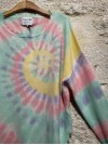 PULL MELA SUNNY TIE AND DYE MULTICOLORE - KUJTEN