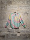 PULL MELA SUNNY TIE AND DYE MULTICOLORE - KUJTEN