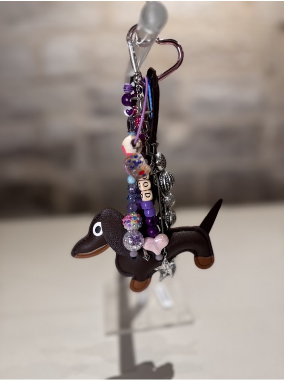 GRIGRI DE SAC DOG MOOD VIOLET