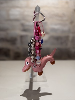 GRIGRI DE SAC DOG MOOD ROSE - CARLINE