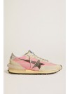 RUNNING MARATHON NYLON PINK PRINTED STAR - GOLDEN GOOSE