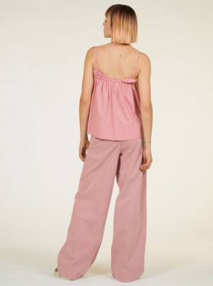 PANTALON BEACH TAILLE HAUTE LILAS - ESSENTIEL ANTWERP