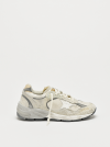 BASKETS RUNNING DAD EN CUIR TAUPE - GOLDEN GOOSE