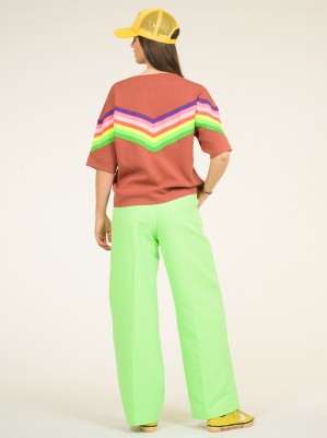 PANTALON DUST FLUO GREEN - ESSENTIEL ANTWERP